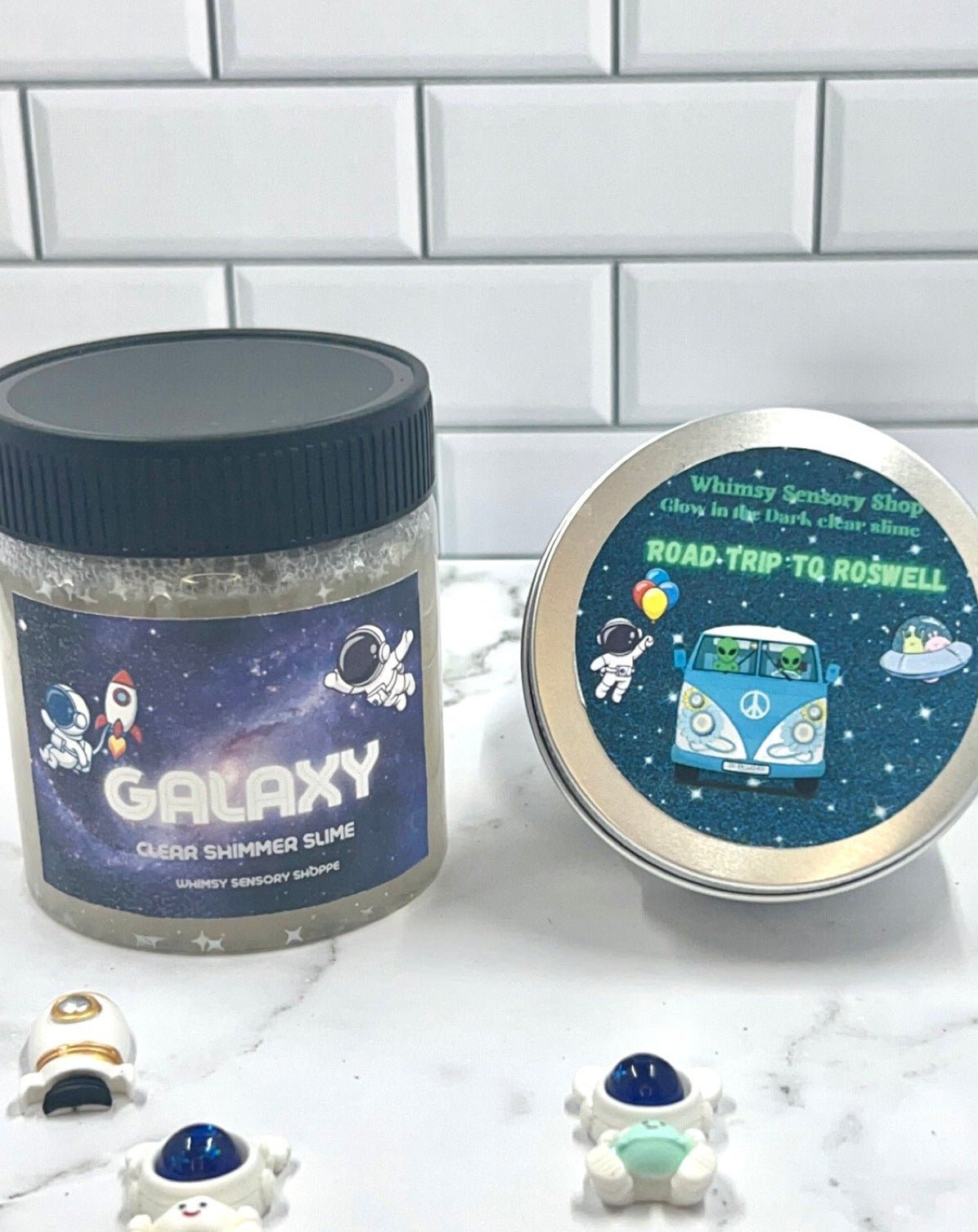 Astronauts and Aliens Slime Subscription Box - Whimsy Sensory Shop