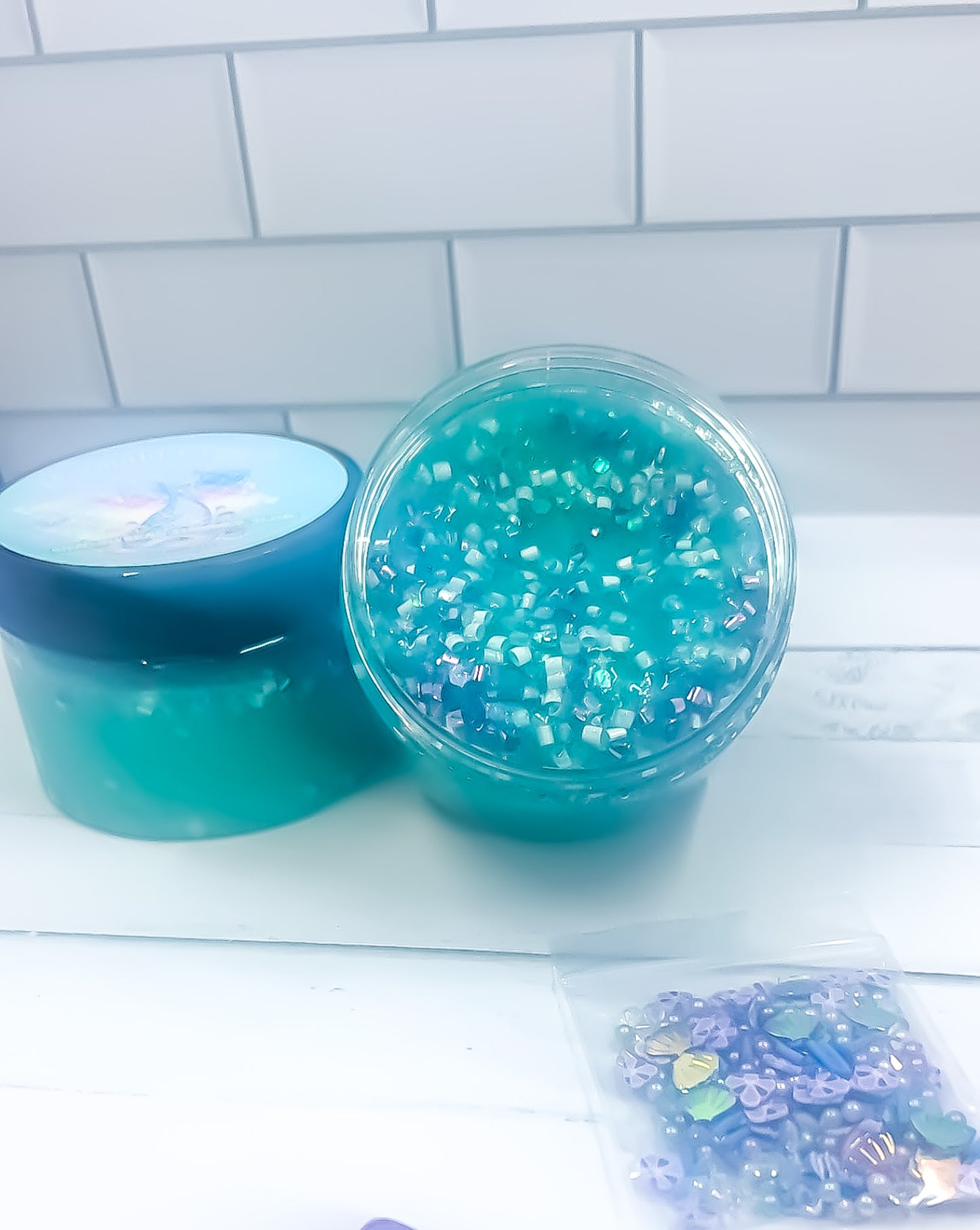 Mermaid Crunch Bing-su bead slime