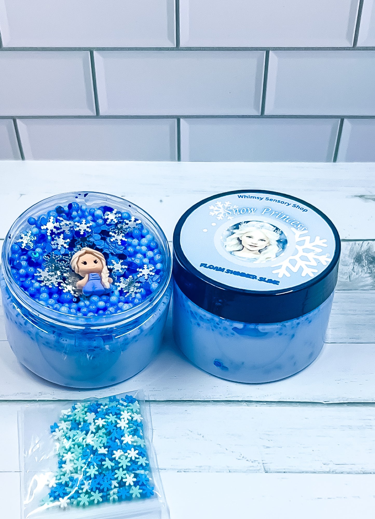 Snow Princess Floam Slime 4oz.