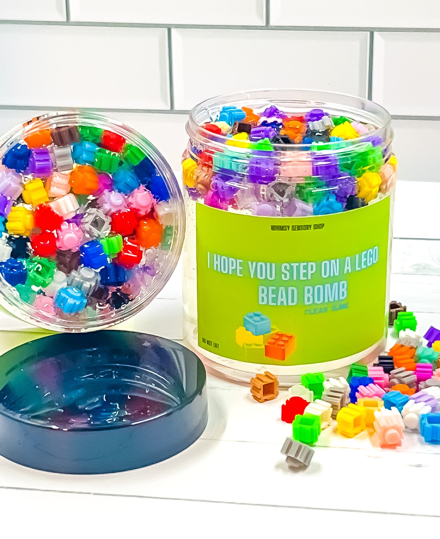 I hope you step on a Lego- bead bomb slime