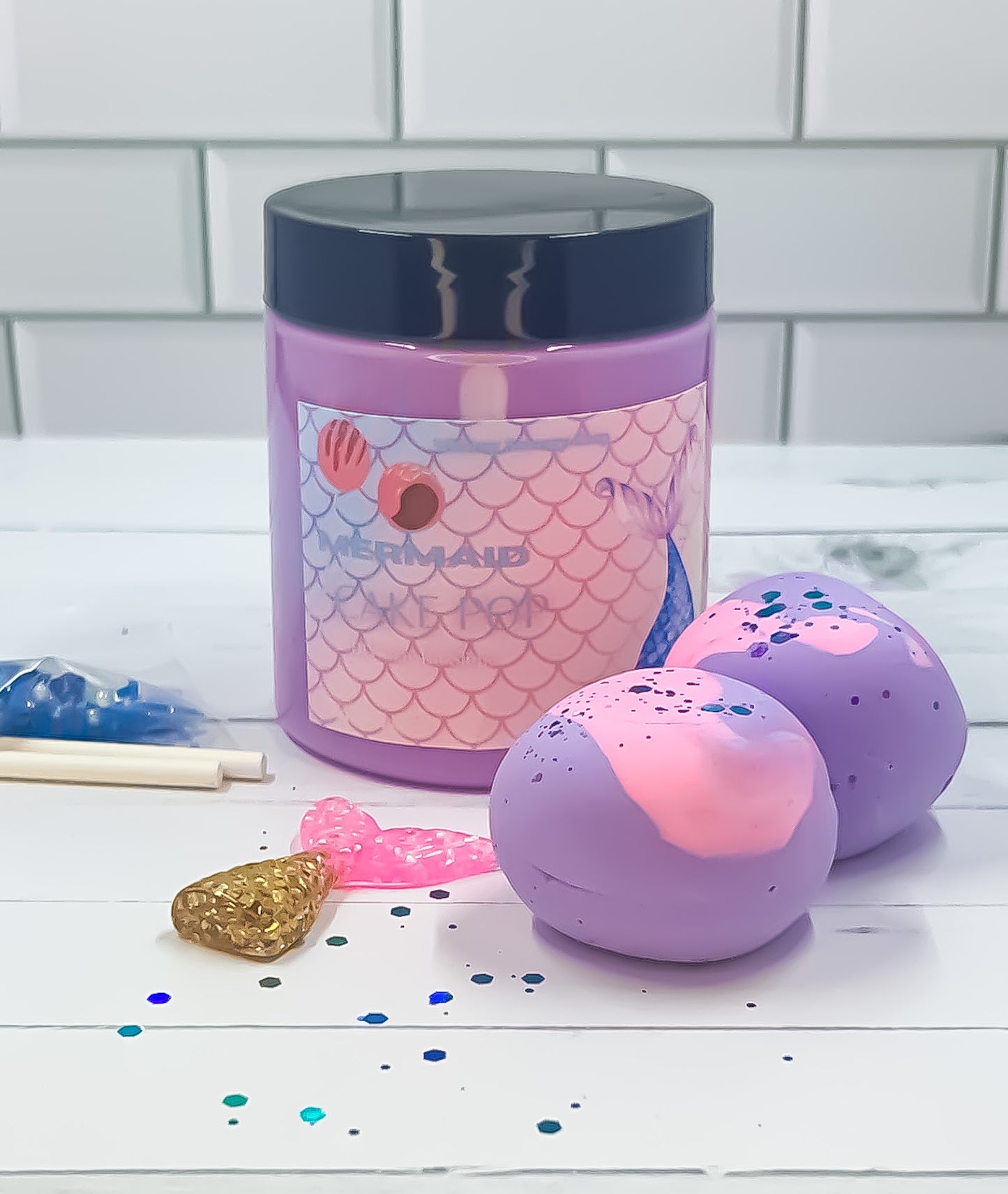 Mermaid Cake Pop - DIY CLAY KIT (BEST SELLER!)