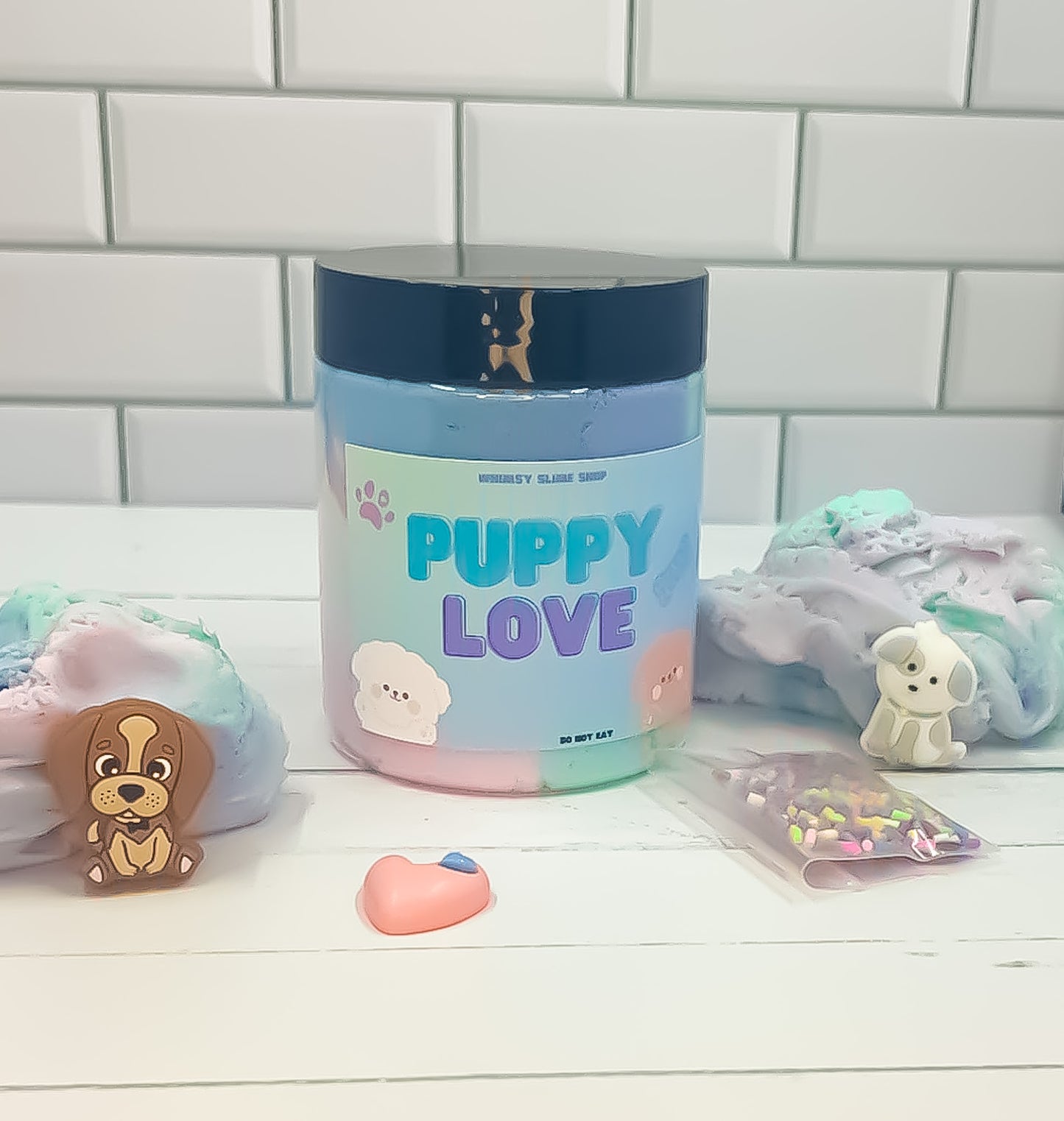 Puppy Love Cloud-Dough Slime – Whimsy Sensory Shop