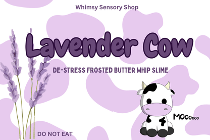 Lavender Cow Whipped Butter Slime - Whimsy Sensory Shop