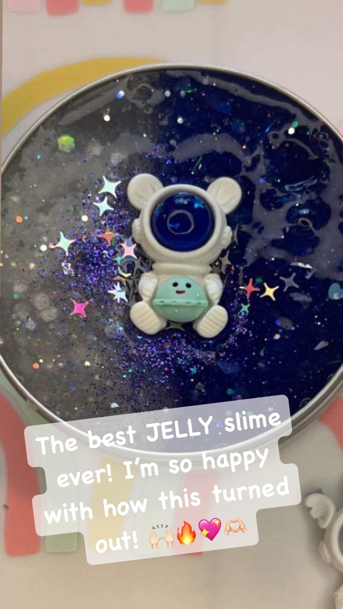 Milky Way Jelly Slime Tin - Whimsy Sensory Shop