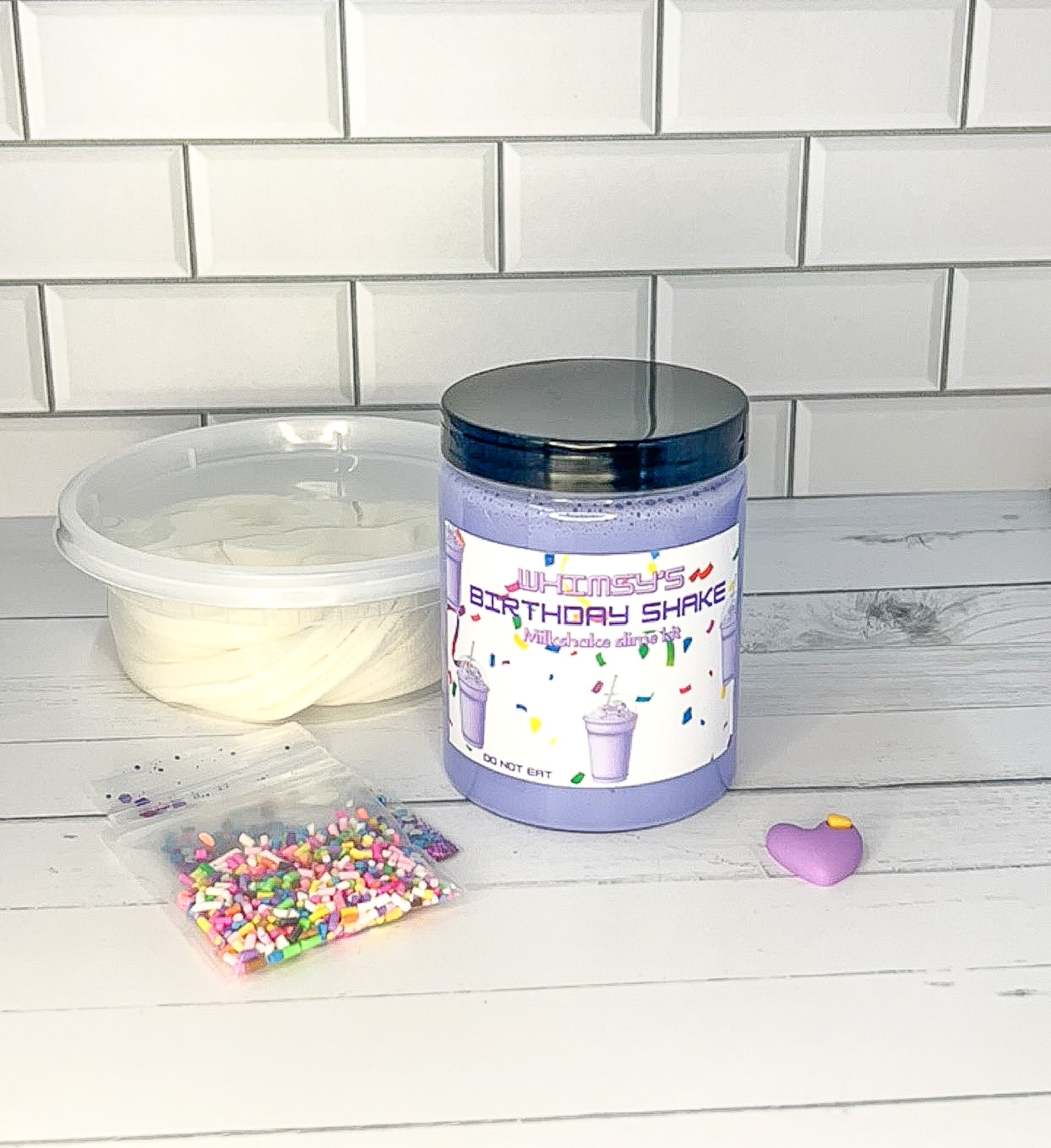 Whimsy Birthday Kit - Slime (12 full sized slimes & 1 custom medium slime) - Whimsy Sensory Shop